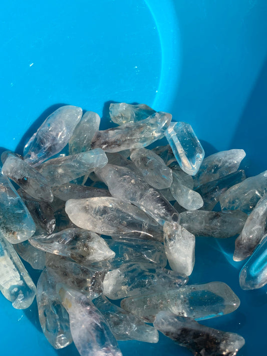 Polished Garden Quartz Points Crystal Mineral