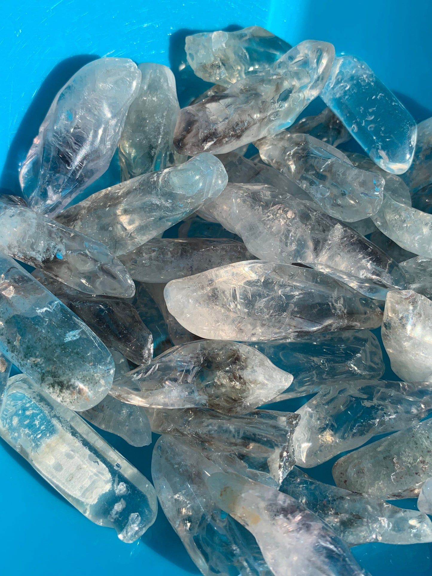 Polished Garden Quartz Points Crystal Mineral