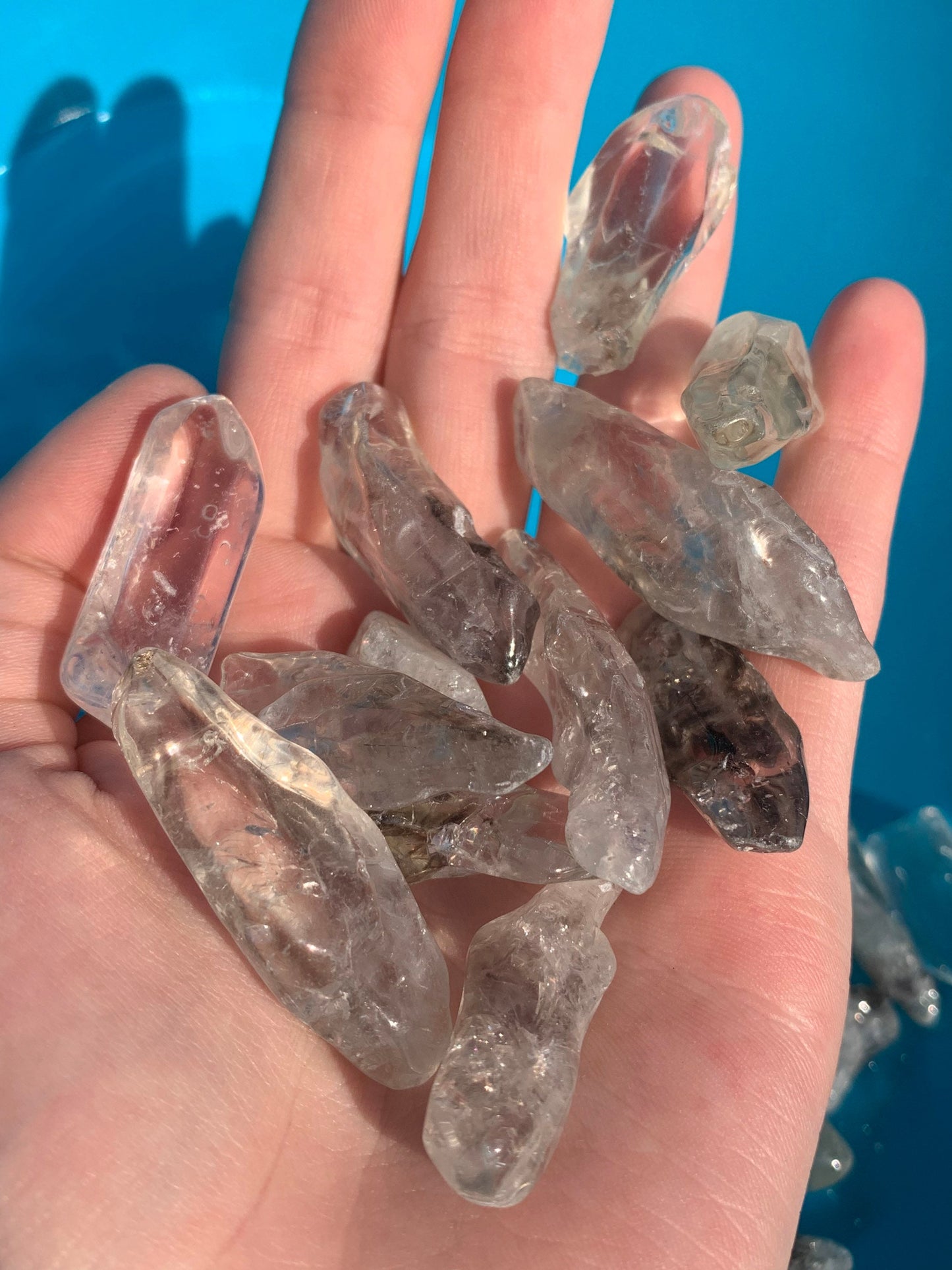 Polished Garden Quartz Points Crystal Mineral