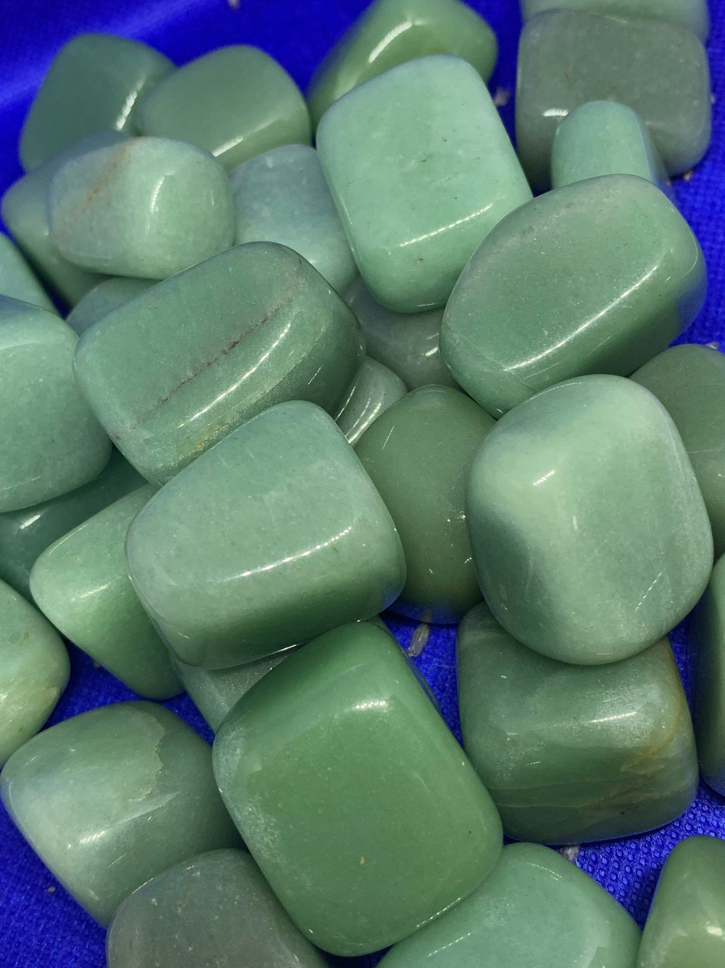 LG Green Aventurine Tumbled Stone Crystal Polished Mineral