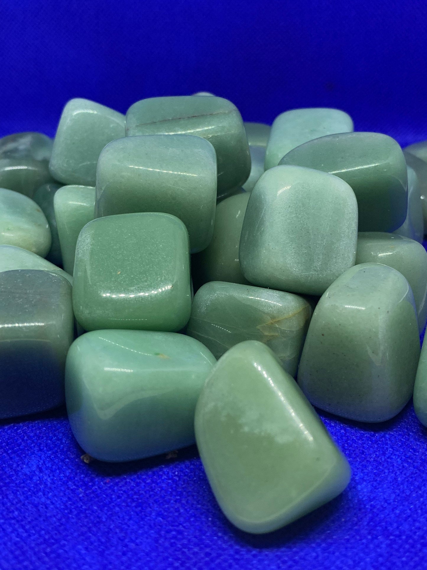 LG Green Aventurine Tumbled Stone Crystal Polished Mineral