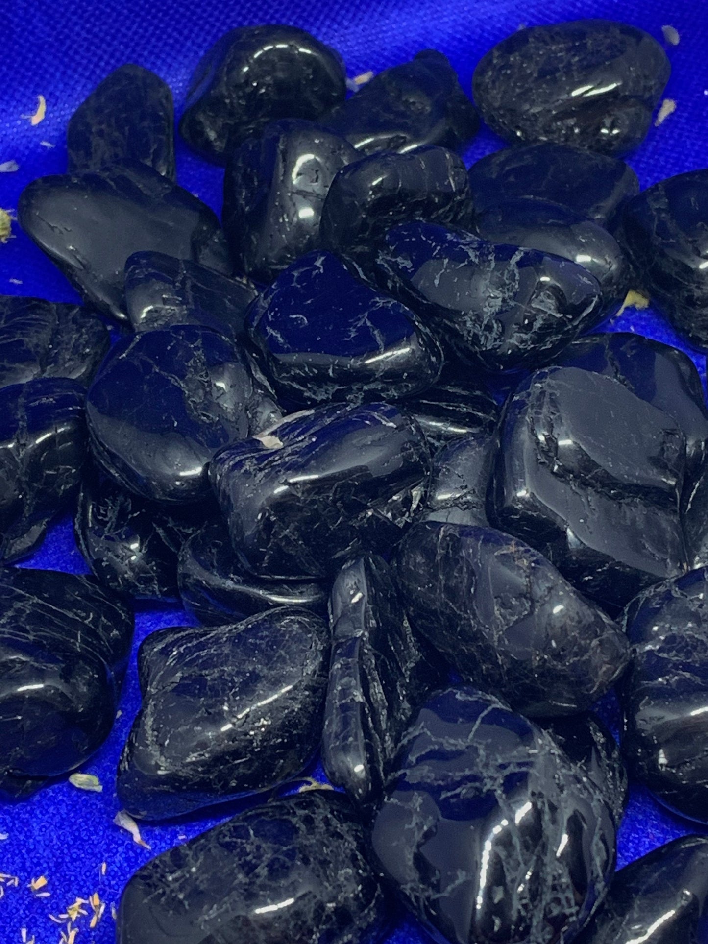 Black Tourmaline Tumbled Stone Polished Crystal Mineral AMAZING QUALITY!