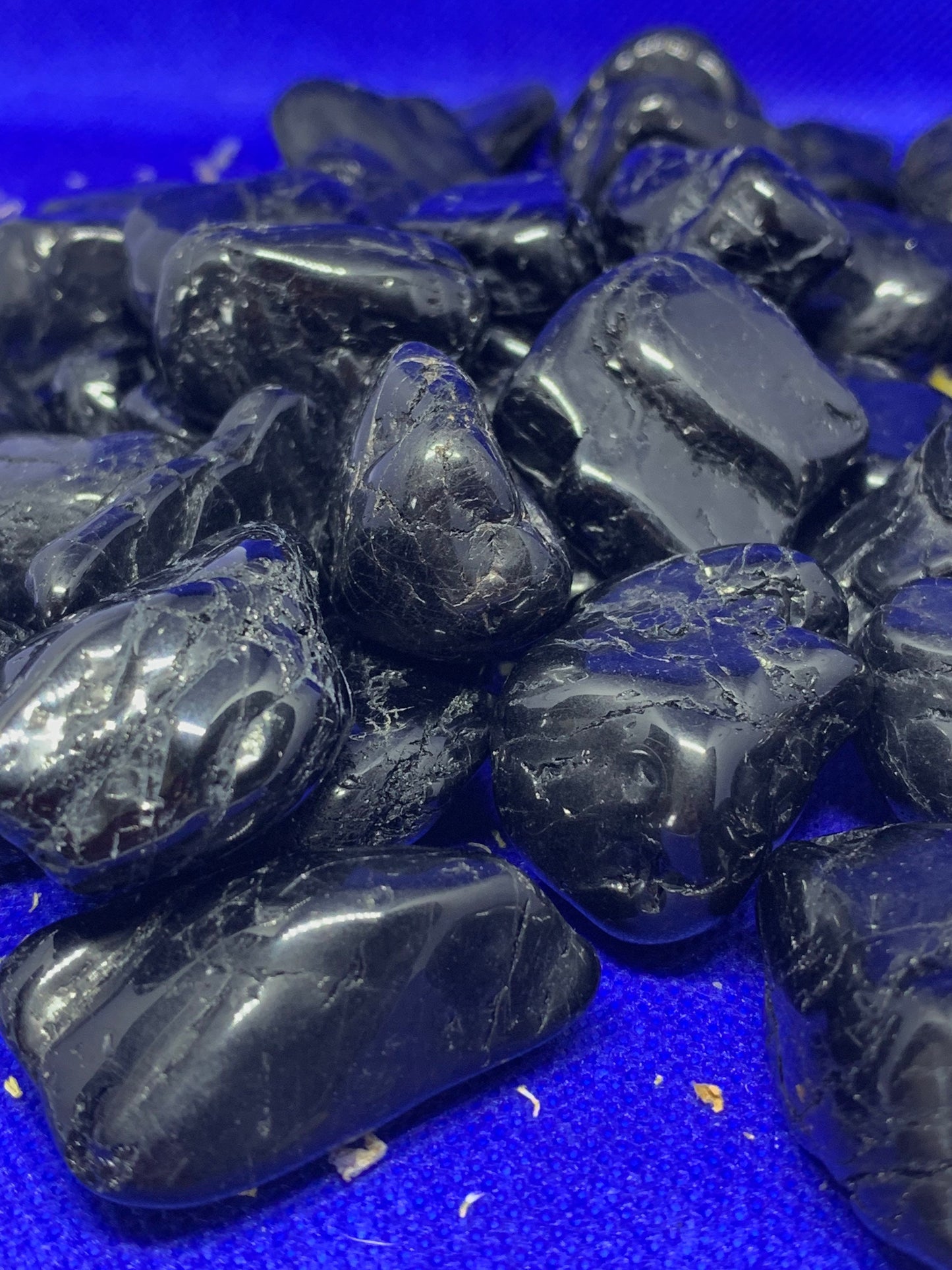 Black Tourmaline Tumbled Stone Polished Crystal Mineral AMAZING QUALITY!