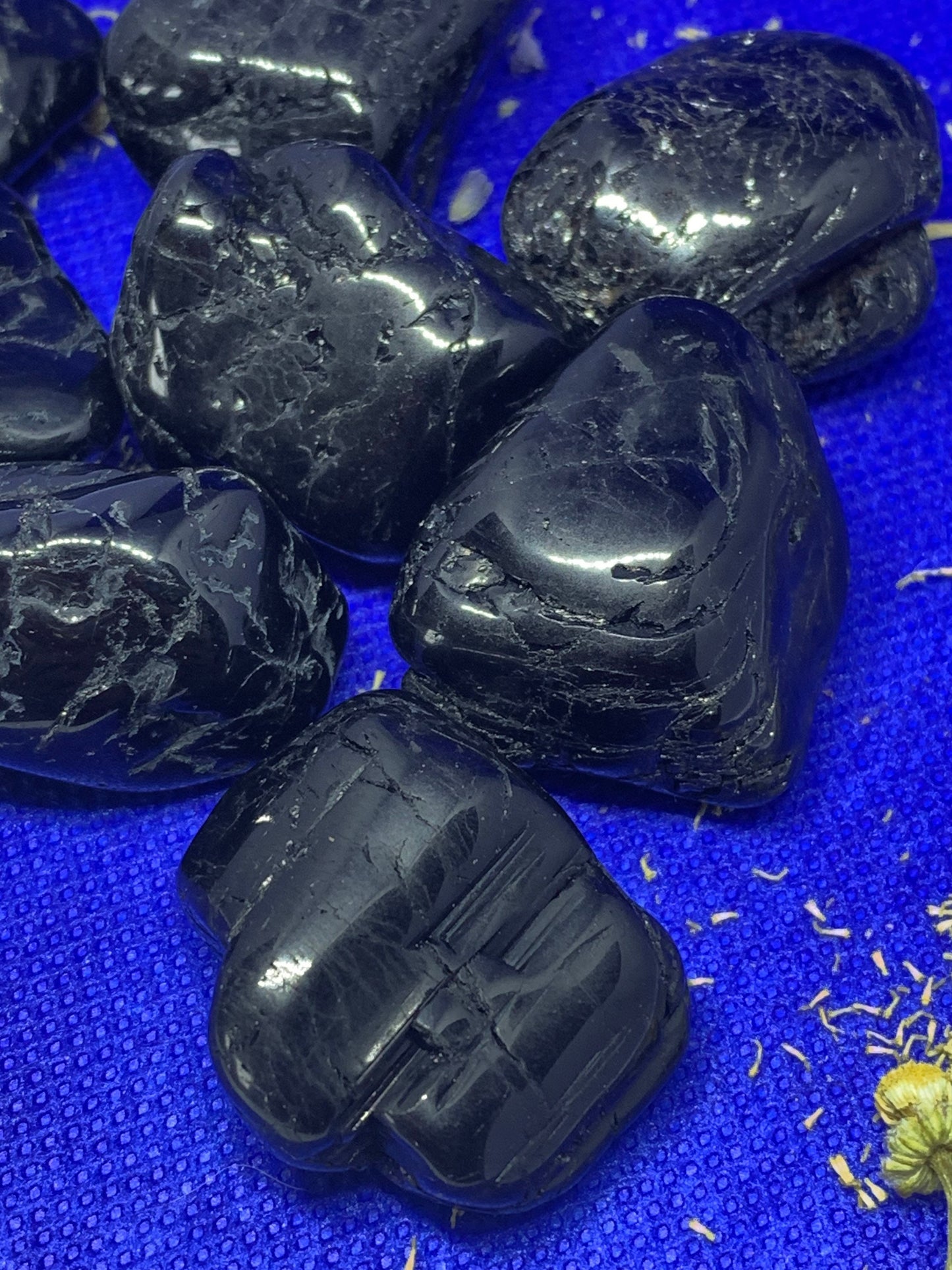 Black Tourmaline Tumbled Stone Polished Crystal Mineral AMAZING QUALITY!