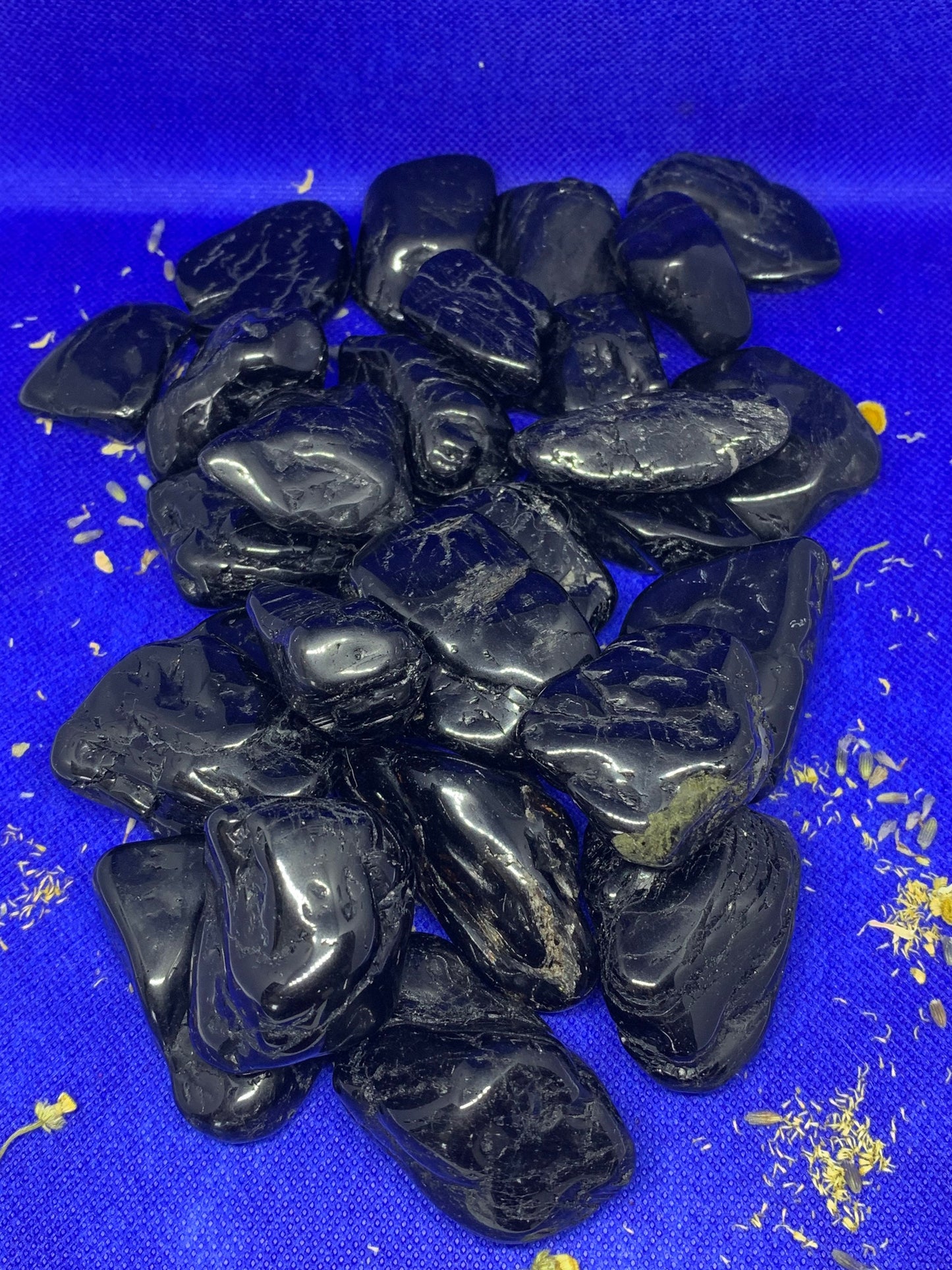 XL Black Tourmaline Tumbled Stone Polished Crystal Mineral