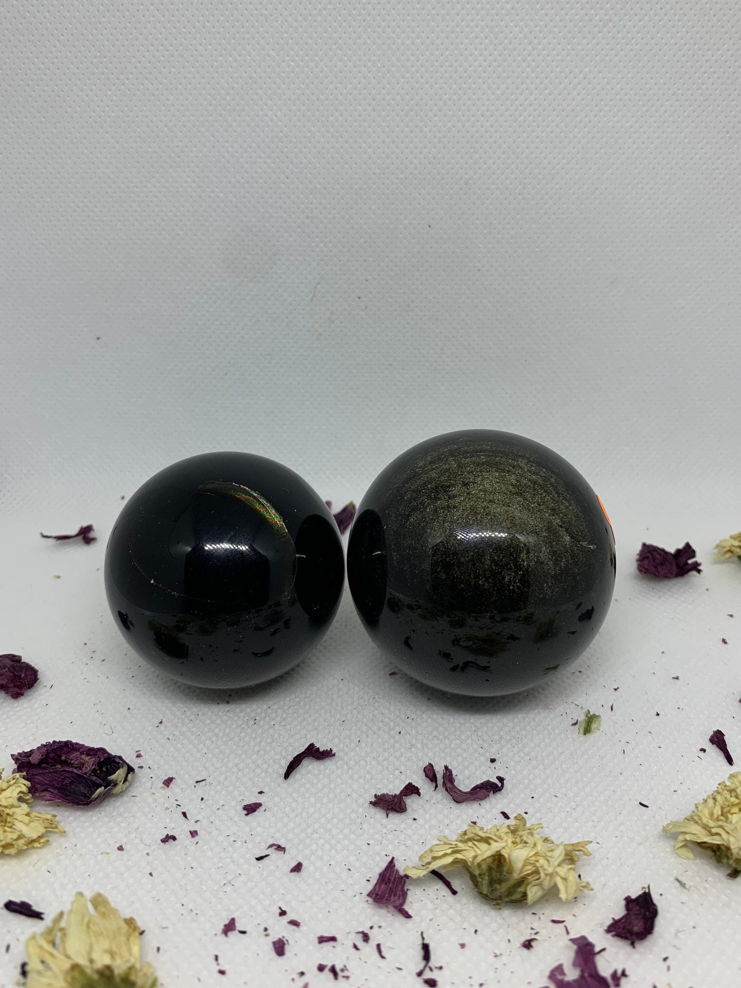 Golden Sheen Obsidian Polished Crystal Spheres ( YOU CHOOSE )