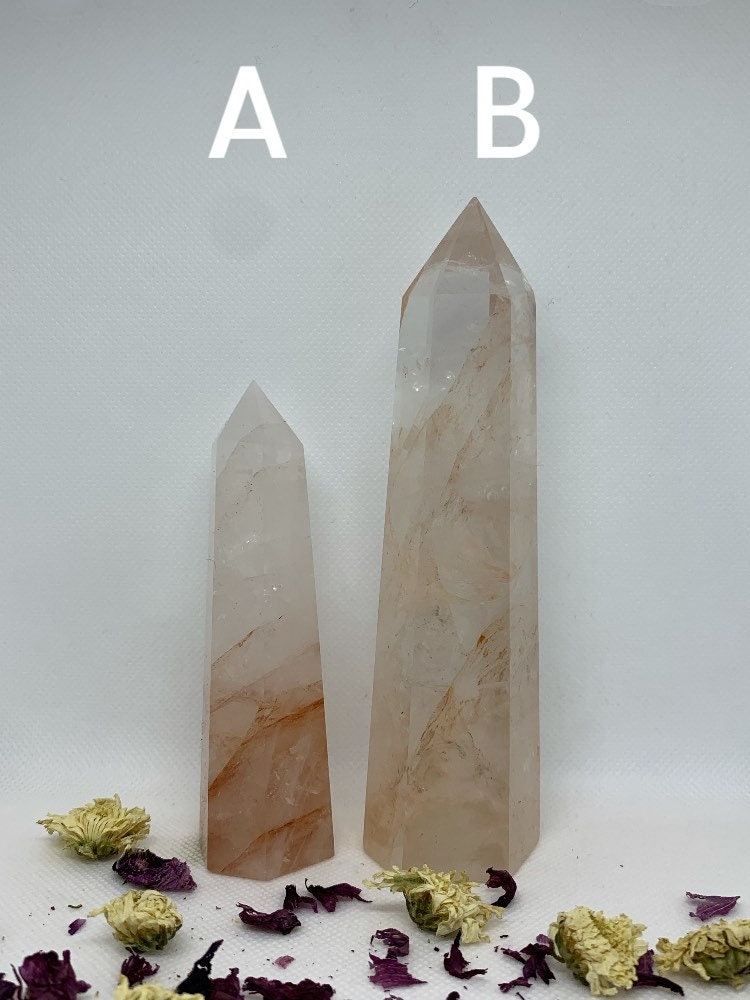 Fire Quartz / Hematoid Polished Crystal Towers / Points ( YOU CHOOSE )