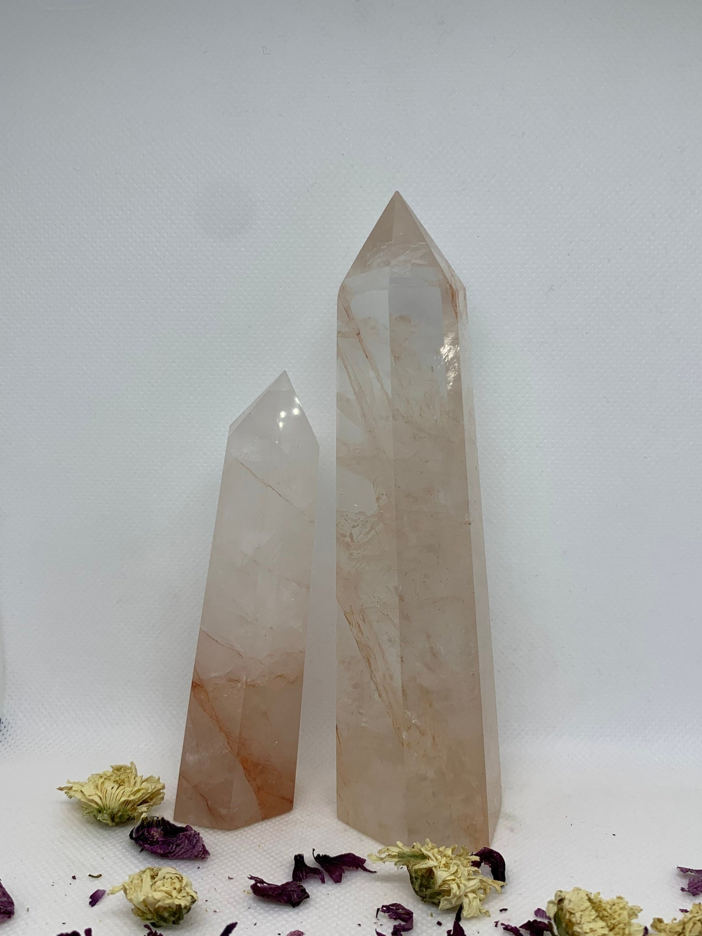 Fire Quartz / Hematoid Polished Crystal Towers / Points ( YOU CHOOSE )