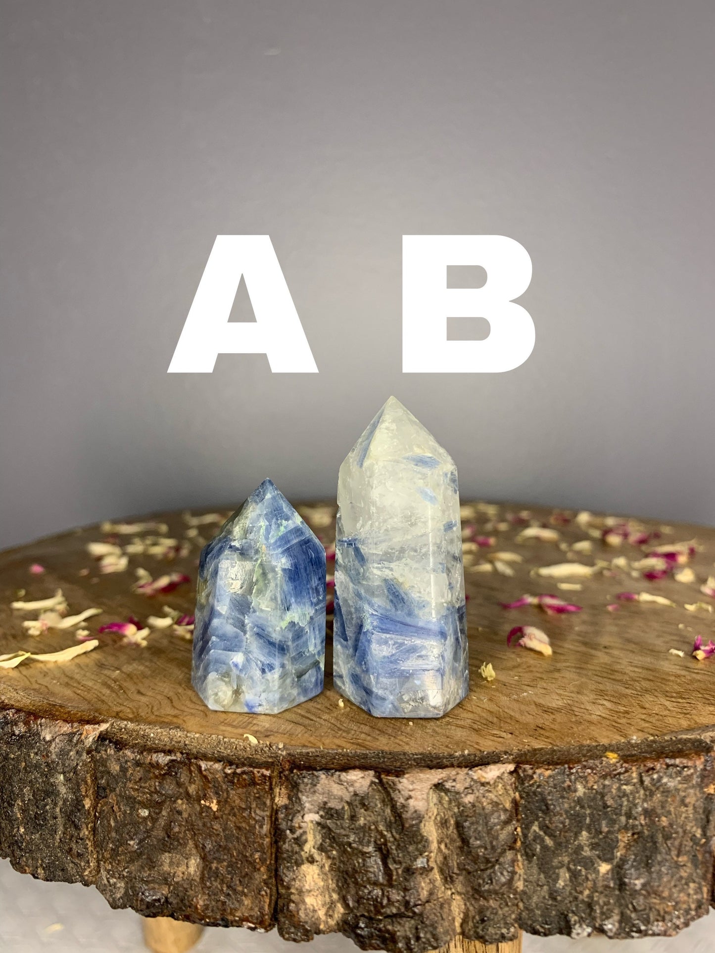 Polished Blue Kyanite Crystal Tower Carving ( YOU CHOOSE )