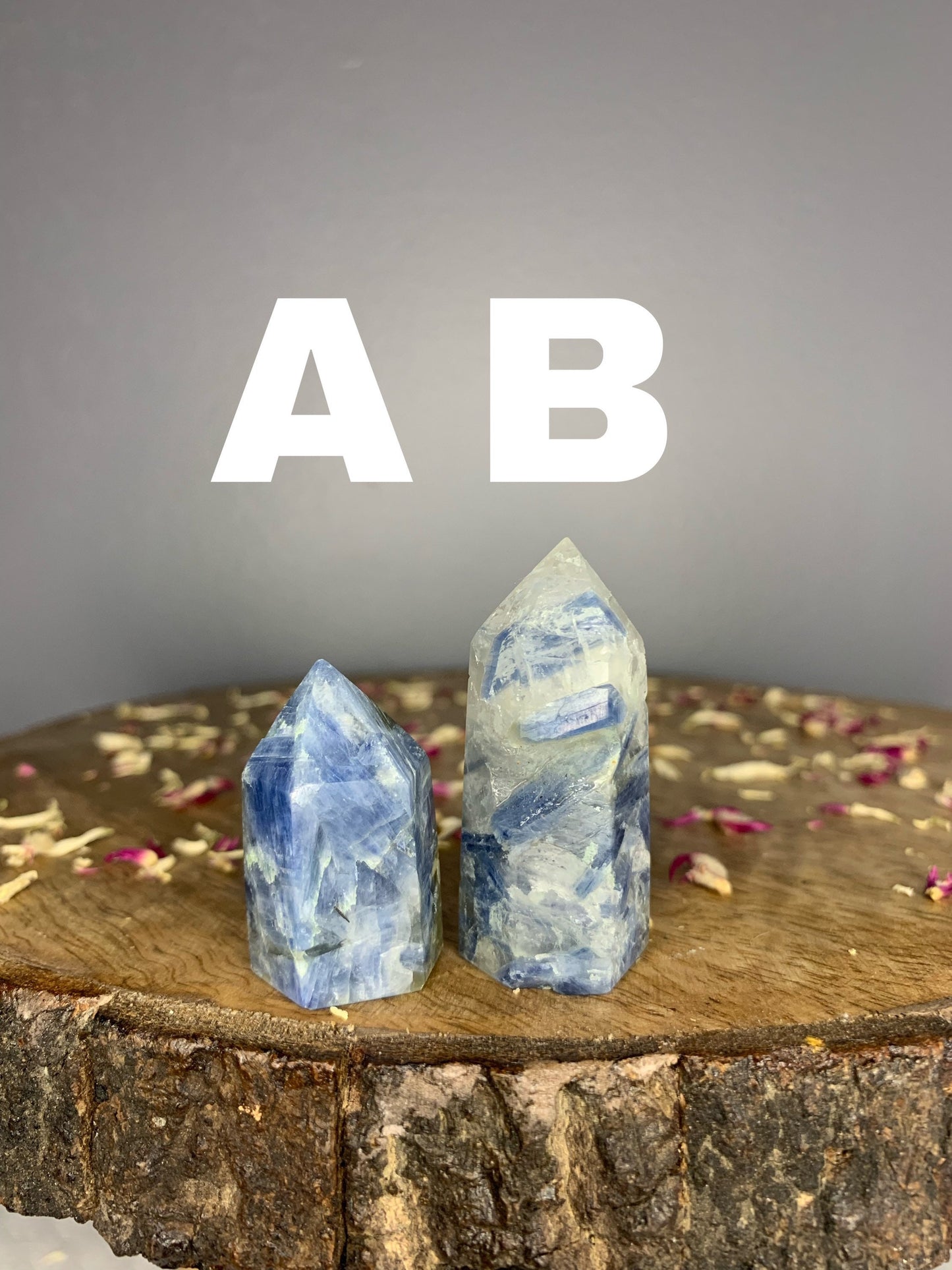 Polished Blue Kyanite Crystal Tower Carving ( YOU CHOOSE )