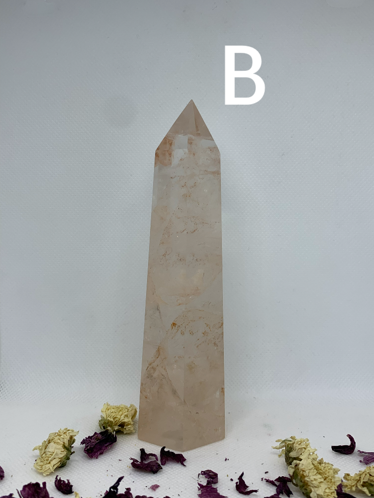 Fire Quartz / Hematoid Polished Crystal Towers / Points ( YOU CHOOSE )