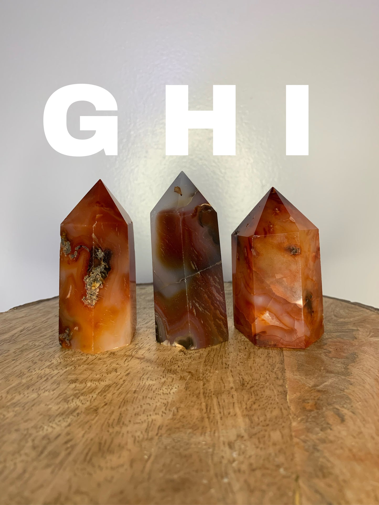 Unique Carnelian Crystal Polished Tower Carvings, Carved Agate Mineral Obelisks