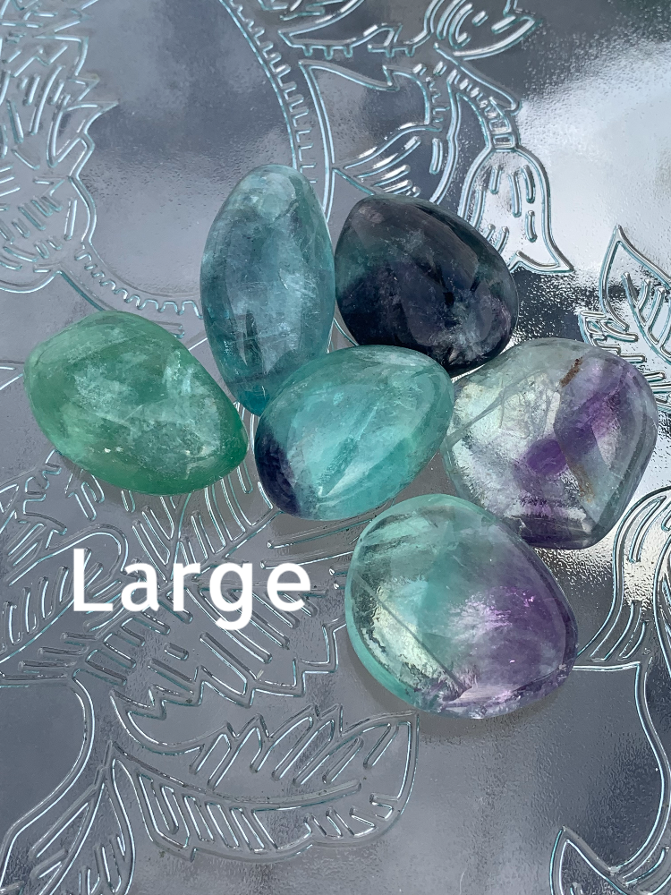 Rainbow Fluorite Tumbles MULTIPLE Sizes !!READ DESCRIPTION!! crystal mineral