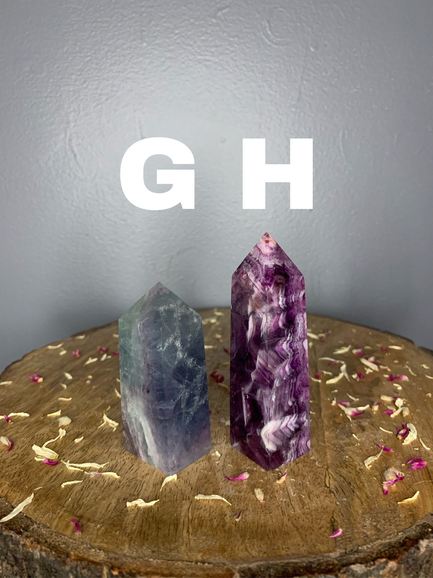 Rainbow Fluorite Tower Obelisk Polished Crystal Carvings ( YOU CHOOSE )