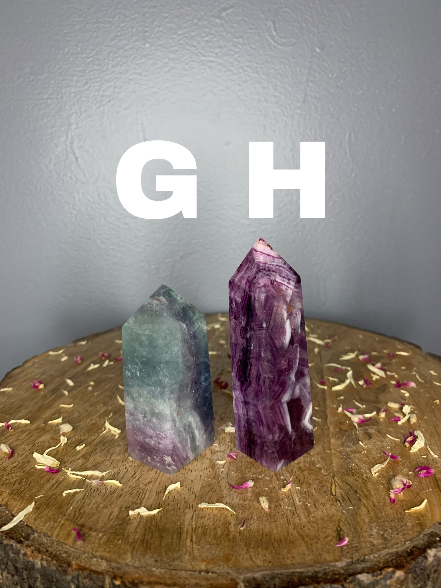 Rainbow Fluorite Tower Obelisk Polished Crystal Carvings ( YOU CHOOSE )