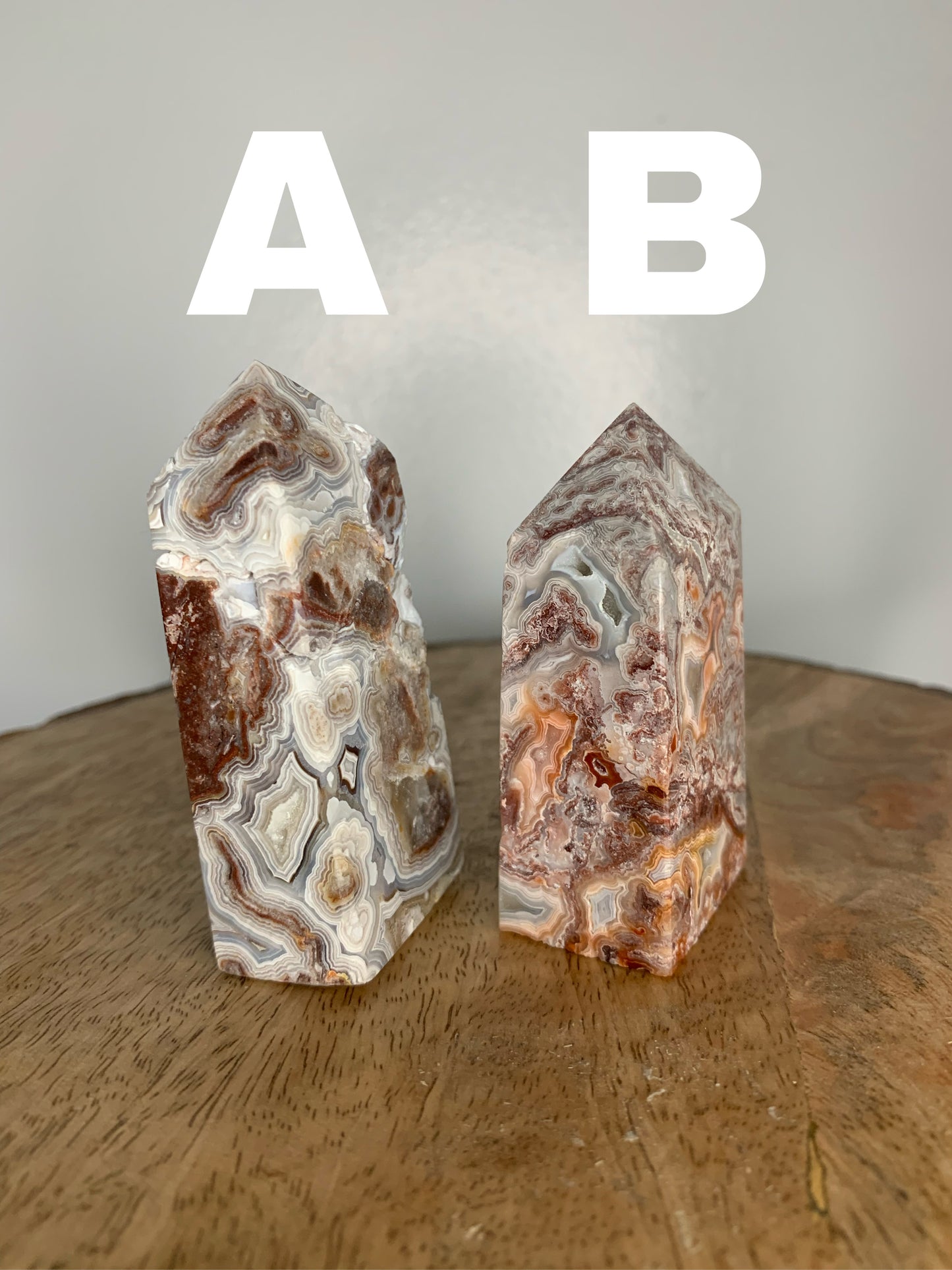 3 Inch Mexican Crazy Lace Agate Polished Crystal Tower Carving, Carved Agate Mineral Obelisk