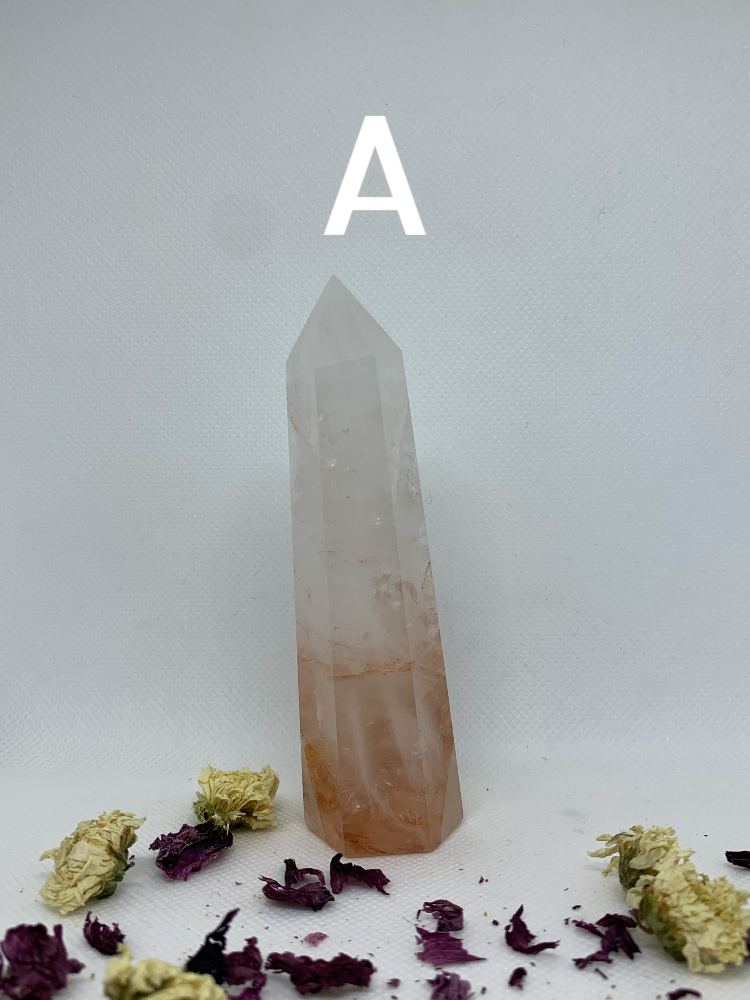 Fire Quartz / Hematoid Polished Crystal Towers / Points ( YOU CHOOSE )