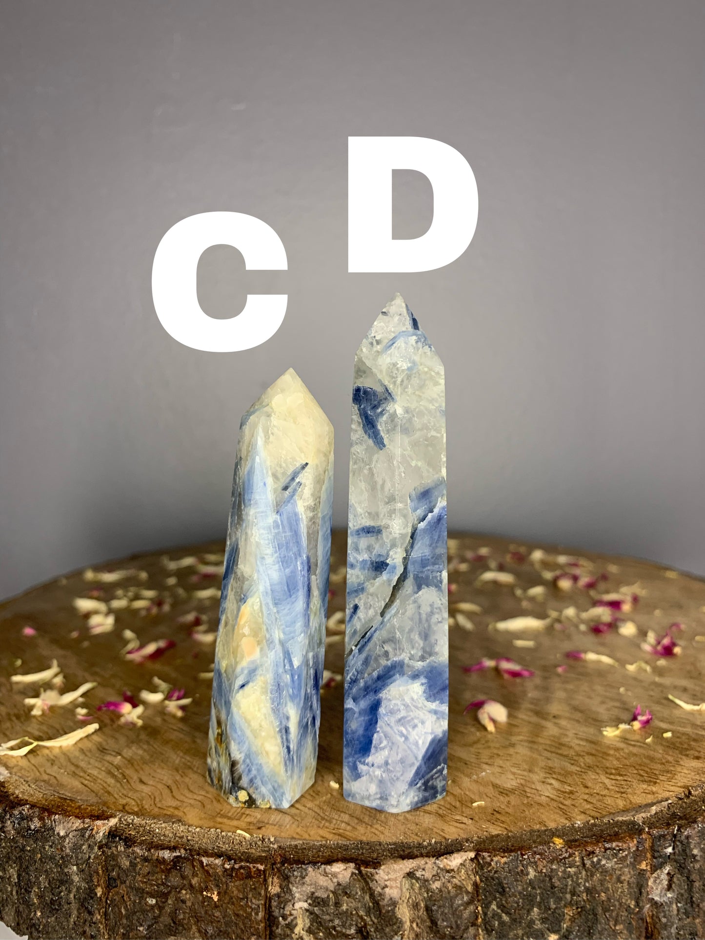 Polished Blue Kyanite Crystal Tower Carving ( YOU CHOOSE )